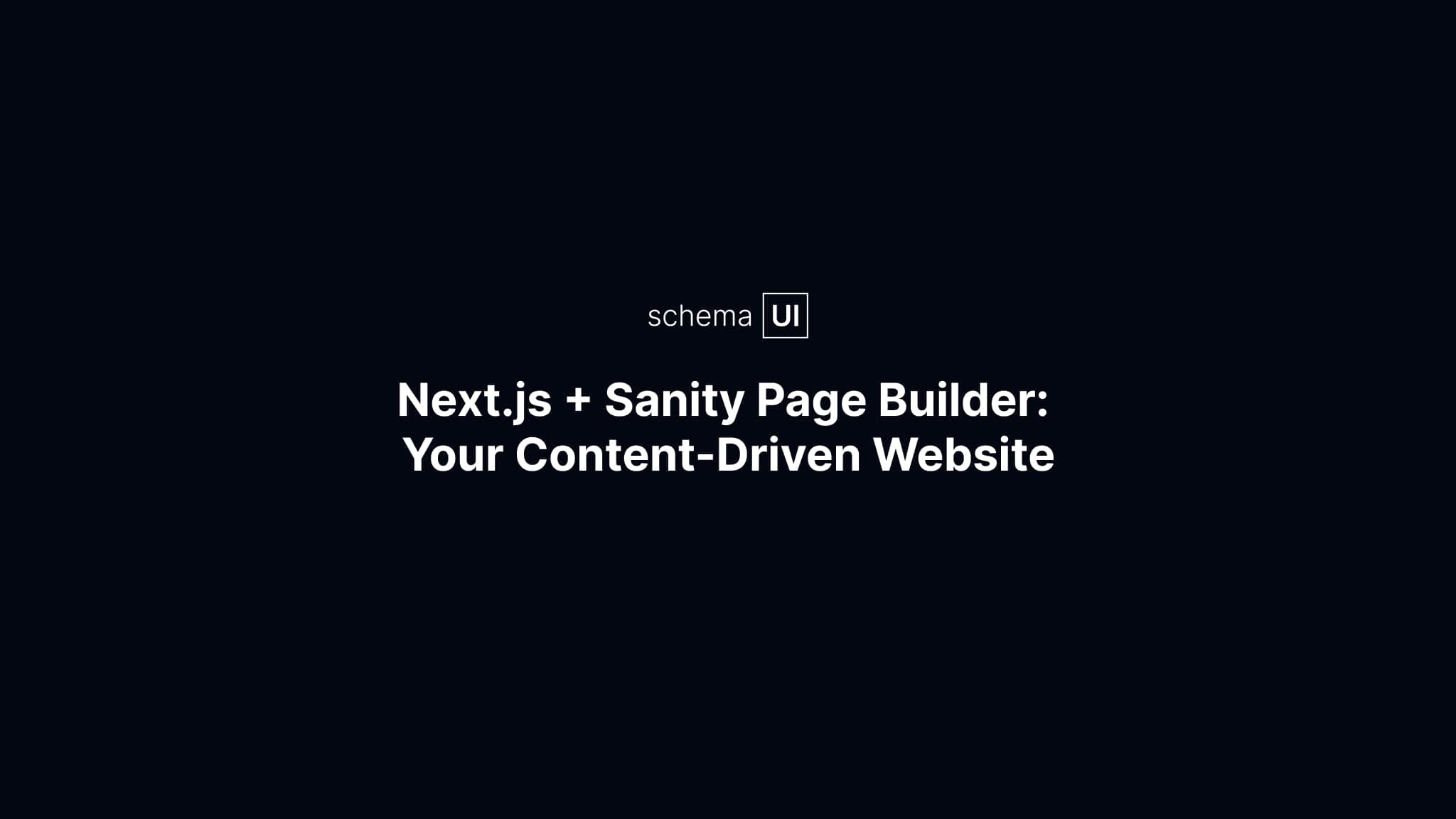Schema UI - Your Content-Driven Website | UI root