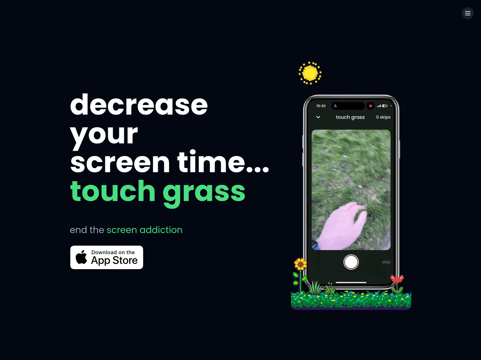 touch grass